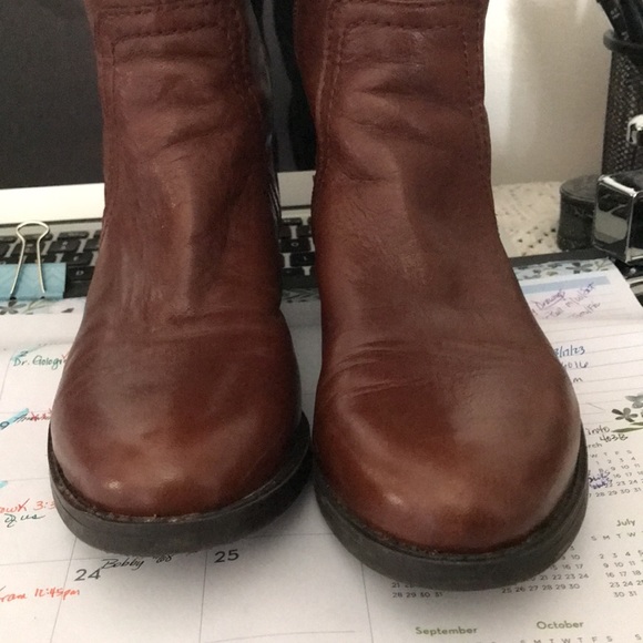 ❣️WIDE CALF Audrey Brooke tall leather boots - Picture 8 of 9